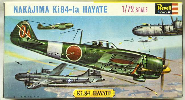 Revell 1/72 Nakajima Ki-84-1a Hayate Frank, H637 plastic model kit